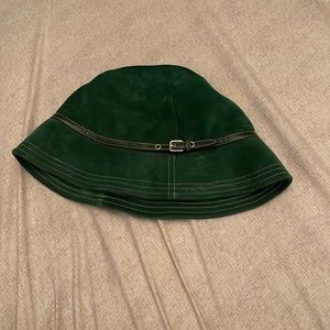 Woman’s leather where hat